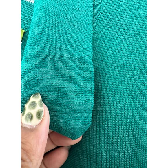 GAUGE81 Green Knit Fitted Night Out Party Bornos Long Maxi Dress Size Medium - Picture 9 of 16